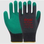 KSB Store Beybi PL17 Flex Likralı Ipten Örme Lateks Eldiven No:9 Yeşil
