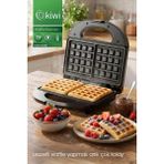 KSM-2412W Yapışmaz Kaplama Plakalı Paslanmaz Çelik Kapaklı Waffle Makinesi