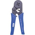 KSN Yac-8 Ksn Dörtgen / 0,08 - 6 mm² Yüksük Sıkma Pensesi - Mavi - Siyah