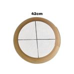 KSO YAPI MARKET 6 Numara/Ahşap Kalbur Elek/42cm/ÇELİK TEL