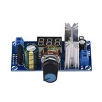 KSTE LM317 Ayarlanabilir Voltaj Regülatörü Güç Kaynağı Kartı Dijital Voltaj Göstergesi