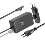 KSW KINGDO 44W 15V Surface Laptop Güç Kaynağı Şarj Cihazı 2,58 A Adaptör Microsoft Surface Laptop Surface Pro 3 & Pro 4 Surface Book için 6 ft Güç Kablosu ile