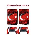 KT Decor Türk Bayrağı Playstation 5 Full Sticker Kaplama Seti
