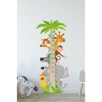 Kt Decoration Sevimli Hayvanlar Temalı Boy Ölçer Duvar Sticker Seti