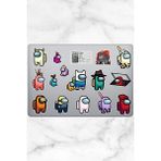 Kt Grup Among Us Temalı Defter Ajanda Planner Bullet Journal Laptop Notebook Tablet Sticker Seti 16 Adet