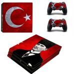 Kt Grup Atatürk ve Türk Bayrağı Playstation 4 Pro Full Sticker Kaplama