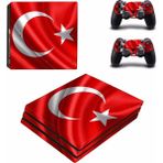 Kt Grup Dalgalı Türk Bayrağı Playstation 4 Pro Full Sticker Kaplama