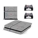 Kt Grup Decoration Playstation 4 Logo Gri Arkaplan Fat Modern Sticker Kaplama Seti