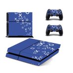 Kt Grup Decoration Playstation 4 Mat Mavi Sticker Kaplama Seti