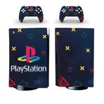 Kt Grup Modern Logo Playstation 5 Disk Edition Sticker Kaplama Seti