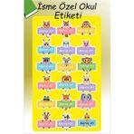 Kt Grup Okul Etiketi Büyük Boy Kalem Defter Etiketi Özel Isim Yazılabilen Etiket 100 Adet 3 x 6 cm