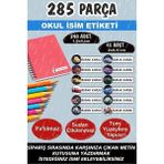 Kt Grup Okul Etiketi Kalem Defter Etiketi Isme Özel Etiket Arabalar 6 Figür 285 Parça