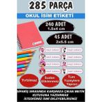 Kt Grup Okul Etiketi Kalem Defter Etiketi Özel Isim Yazılabilen Etiket Minnie Mouse 285 Adet