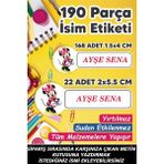 Kt Grup Okul Etiketi Kalem Defter Etiketi Özel Isim Yazılabilen Minnie Mouse Etiket 190 Adet
