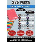 Kt Grup Okul Etiketi Kalem Defter Etiketi Özel Isimli Etiket Arabalar 12 Figür 285 Adet