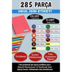 Kt Grup Okul Etiketi Kalem Defter Etiketi Özel Isimli Etiket Avengers 12 Figür 285 Parça