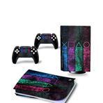 Kt Grup Sanatsal Kol Düğmeleri Playstation 5 Disk Edition Sticker Kaplama Seti