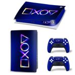 Kt Grup Sanatsal Mor Playstation 5 Disk Edition Sticker Kaplama Seti