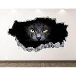 Kt Grup Sevimli Kedicikler Full Hd Baskı 3D Çocuk Odası Duvar Sticker - 60 x 90 cm - Renkli