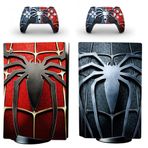 Kt Grup Spiderman Logo Red Blue Playstation 5 Dijital Versiyon Sticker Kaplama Seti