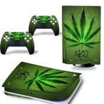 Kt Grup Weed Playstation 5 Dijital Versiyon Sticker Kaplama Seti