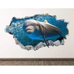 Kt Grup Yunus Balıkları Full Hd 3D Sticker Kaplama - 50 x 70 cm - Renkli