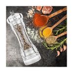 Kt Home Değirmen Karabiber Tuz Değirmeni Lüx Akrilik Tuzluk Karabiberlik Değirmen Öğütücü Seramik 16 cm - standart