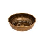 KT HOME Hamam Tası Osmanlı Motifli Metal Banyo Tası Antik