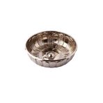 KT HOME Hamam Tası Osmanlı Motifli Metal Banyo Tası