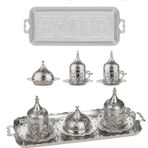 Kt HOME Kahve Sunum Seti Kahve Fincanı 2 Kişilik Takım Türk Kahvesi Fincan Arap Yunan Espresso Kahvesi Osmanlı Usulü
