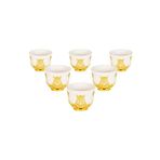 Kt HOME MIRRA KAHVE SUNUM 6 ADET MIRRA VE ZEMZEM SETİ ARAP KAHVE FİNCANI gold