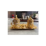 KT HOME Türk Kahvesi Fincanı Arap 2 Kişilik Kahve Takımı Kahve Mırra Espresso Kahve Fincanı 2 Li Set