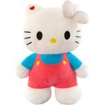Kt Kedi Karikatür Peluş Oyuncak Sevimli Hello Kitty Bebek (Yurt Dışından) - Beyaz - Pembe