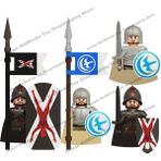 KT1073 Anime Tv Thrones Ortaçağ Şövalyesi Muhafız Asker Oyunları Mini Aksiyon Oyuncak Figürler Yapı Taşları Montaj Oyuncaklar Bebek Hediyeler (Yurt Dışından) - Parçalı Set