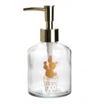 Ktbd0111-Pd Cam Sıvı Sabunluk Altın İşlemeli,Kaktüs 2 Desen 300Ml 7,6X15,5Cm