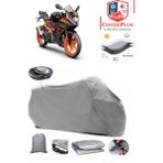 Ktm 250 Rc Abs Branda Gri Arka Çanta Uyumlu(Topcase) Motosiket Brandası Motor Örtüsü Çadır Su Geçirmez Motosiklet Kılıfı Motor Brandası,lastikli,taşıma Torbalı