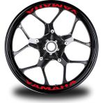 KTM Yamaha Yazılı 8li Jant Içi Yazı Sticker Etiket - Kırmızı - Standart