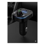 KTR TECH Araç Fm Transmitter 5.0 Bluetooth Araç Kiti Usb Mp3 Sd Kart Çakmaklık Girişli oto müzik çalar