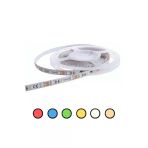 Kts 5 Metre - 12 Watt Tek Çipli Rgb 16 Farklı Renkli Dış Mekan Şerit Led 2835
