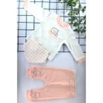 Kts Baby Very Cute Bebek Takımı - 6 Ay - Somon