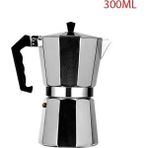 Kuadu Shop 300ML Tarzı Alüminyum Kahve Makinesi Dayanıklı Mocha Su Isıtıcısı Avrupa Tarzı Moka Cezve ml Mocha Espresso Percolator Kahve Gereçleri (Yurt Dışından) - Kahve Eşyaları - Renkli