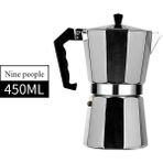 Kuadu Shop 450ML Tarzı ml Alüminyum Mocha Cezve Hızlı Ocak Üstü Kahve Bira Makinesi Klasik Sekizgen Şekil Mutfak Aksesuarları Kahve Gereçleri (Yurt Dışından) - Kahve Eşyaları - Renkli