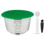Kuadu Shop Açık Yeşil Tarzı Icafilasbrand Yükseltme Sürümü Beş Yapraklı Dolce Gusto Filtre Için Yeniden Kullanılabilir Kahve Kapsülü Daha Fazla Krem Kahve Doldurulabilir Maker Pods (Yurt Dışından) - Kahve Eşyaları - Renkli