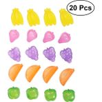 Kuadu Shop Ack Zehirsiz Çok Renkli Sevimli Meyve Buz Küpleri Soğutma Aracı Meyve Şarap Içecek Içecek Için Yeniden Kullanılabilir 3D Buz Küpleri (Yurt Dışından) - Dondurma Aracı