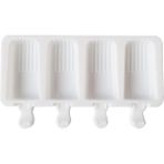 Kuadu Shop Beyaz Stil Silikon Dondurma Kalıbı Dıy Ev Yapımı Popsicle Kalıpları Dondurucu 4 Hücre Küçük Boy Buz Küpü Tepsi Popsicle Varil Yapımcıları Pişirme Araçları (Yurt Dışından) - Dondurma Aracı - Renkli