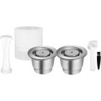 Kuadu Shop Erik Tarzı Icafilas Nespresso Cof Machien Için Yeniden Kullanılabilir Kahve Kapsülü Paslanmaz Çelik Kahve Filtresi Pod Sabotaj Dozajı Essenza Mini Için (Yurt Dışından) - Kahve Eşyaları - Renkli
