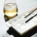 Kuadu Shop Fildişi Tarzı Yuvarlak Buz Topu Makinesi Yaz Plastik Şarap Içecekleri Için Büyük Buz Küpü Kalıp Topu Şekilli Kalıp (Yurt Dışından) - Dondurma Aracı - Renkli