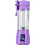 Kuadu Shop Mor Tarzı 6 Bıçak Bıçaklar 380ML El USB Sıkacağı Şişe Taşınabilir USB Elektrikli Meyve Narenciye Limon Sıkacağı Blender Sıkacağı Suyu Makinesi (Yurt Dışından) - Manuel Kıyma Makinesi - Renkli
