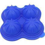 Kuadu Shop No.1 Tarzı Ice Cube Maker 4-Cavity Silikon Topu Kokteyl Viski Kalıbı Buz Küpü Tepsisi Buz Kalıbı Mutfak Alet Çubuğu Aksesuarları (Yurt Dışından) - Dondurma Aracı - Renkli