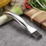 Kuadu Shop No.1 Tarzı Paslanmaz Çelik Soğan Taze Soğan Kesici Rende Sebze Aracı Pişirme Araçları Mutfak Aksesuarları Manuel Dilimleme Mutfak Robotları (Yurt Dışından) - Renkli
